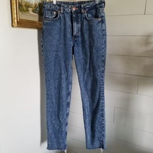 Divided by h&m mineral wash high rise size 10